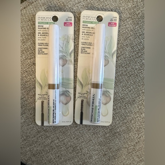 Physicians Formula Other - Physicians Formula Organic Wear All Natural Eyebrow Brow Gel Soft Taupe (2) NIB